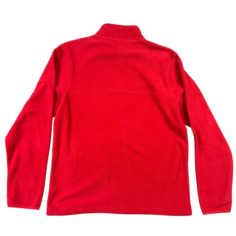 Top‎ of the World Fleece Jacket Mens L Red New Ohio State Buckeyes Full Zip Logo